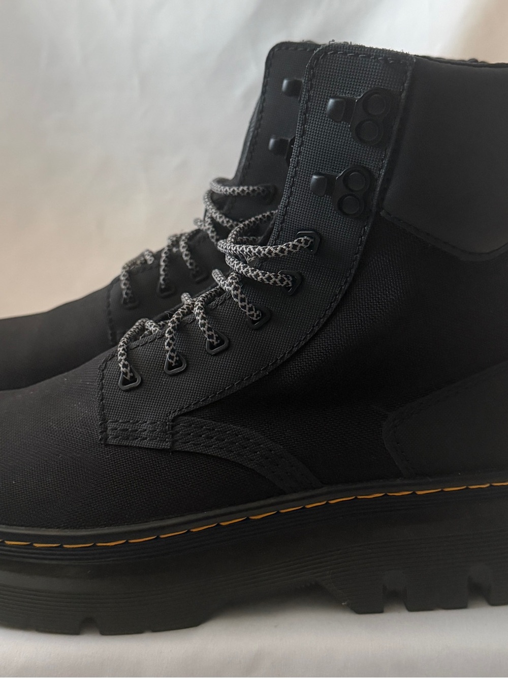 Dr. Martens Tarik Utility Boots Black Canvas Lug Sole Men’s 11/Women’s 12